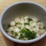 鮨 尚充 - のれそれ・・ご主人曰く「どん兵衛」だそう。こういう遊び心が愉しい。