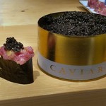 鮨 尚充 - トロタクキャビア・・コレも贅沢な組み合わせ。