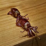 鮨 尚充 - ◆ホタルイカ（富山）・・焼くことで香ばしさが増し美味しい。