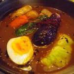 お食事処 もこ - 羅臼の鮭節使用のスープカレー