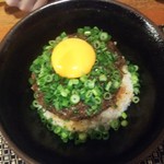 おとなのヒッコリー - ジャーマンハンバーグ丼（中盛り）今回はは、少な目にしました♪