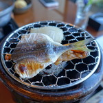 海のしょうげつ - 干物は焼きながら
