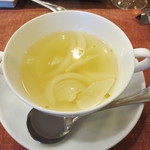 ふらんす料理　蓮 - 新たまねぎのスープ
