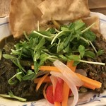 ツクル - 野菜のカレーと、たけのこのキーマカレーをあいがけにしていただきました♪(2019.4.9)