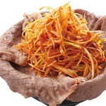 辛ねぎ牛しゃぶすきめし