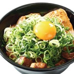 新橋　岡むら屋 - ねぎ玉肉めし