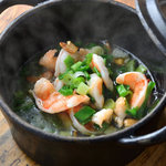 Shrimp and Kujo green onion Ajillo