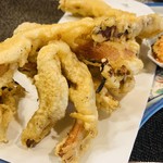 錦江湾 - イカの天ぷら。