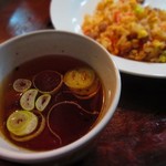 TAHOE - 焼き飯にセットのスープ