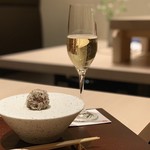 西麻布けんしろう - サマートリュフの肉おはぎ