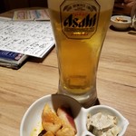 Hokkaidou Mashike Gyokou Chokusou Endou Suisan - 通しとビール
