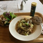 カフェ ド パルファン - 春キャベツとあさりのパスタ