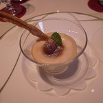 レ ロジェ エギュスキロール - シェフおすすめコース：デザート・マロンプリン