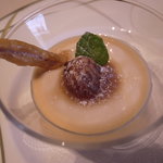 レ ロジェ エギュスキロール - シェフおすすめコース：デザート・マロンプリン