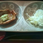 日本橋 皆美 - さらしネギとわさび