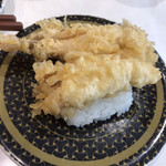 Hamazushi - ほうぼうの天ぷらにぎり