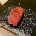 すし晴 - まぐろのうなじ？