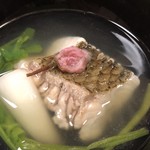 鰻はし本 - 琵琶湖ニゴイのお椀