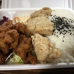 アゲラー本舗からあげ屋 - 唐揚げ弁当(メガ) 842円税込