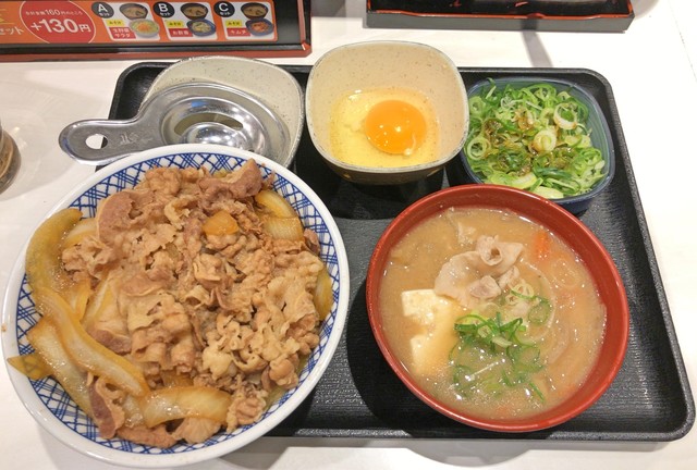 ねぎ玉牛丼 超特盛 豚汁 By 必殺いっぱち 吉野家 秋葉原店 秋葉原 牛丼 食べログ