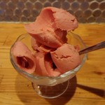 カサレッチョ - イチゴシャーベット