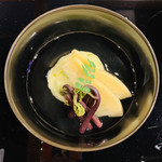 和食 銀座四季庵 - 「椀物」空豆飛龍頭 筍 蕨 木の芽