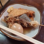 玉子焼 にし尾 - おでん盛り合わせ