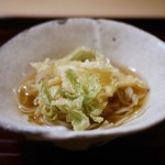 松川 - 白魚天ぷら蕎麦