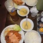 鳥心 - チキンナンバン定食(ライス大)