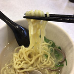 かっぱ寿司 - 貝の塩白湯ラーメン