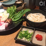 叶家 - 黒豚のシャブシャブセット1580円