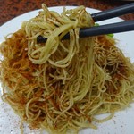 皇冠小館 - 竹升蝦子撈麵（海老の卵のせ麺）