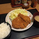 Teraken Honke - 三元豚ロースかつ定食（680円）