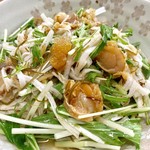 鎌田水産 - 大根の千切りと水菜に合わせて、シャキシャキサラダに(*'-')b OK!