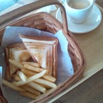 カフェテラスyumemi - ホットサンド