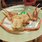 割烹 やました - 11.11.27　焼きガニ前