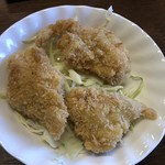 おふくろ亭 - 白ホル定食 ニンニク 大飯 500円
      チキンカツ 100円