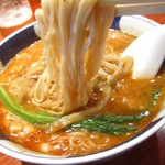 支那麺 はしご - 搾菜だんだん麺硬め！