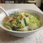 食為天 - 野菜タン麺と半チャーハン（800円）