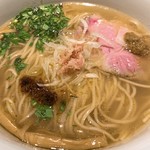 SOBA HOUSE 金色不如帰 - 真鯛と蛤の塩そば アップ