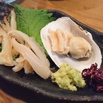 Shunsaisakuramomiji - 白ミル貝刺身