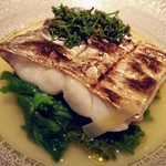 イル アオヤマ - ●太刀魚、花山椒、菜の花