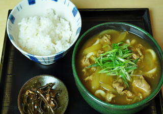 Udon No Koto No Ha - かつお出汁のきいた「カレーセット」