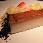 イル アオヤマ - ●デザート、晩白柚（ばんぺいゆ）、イチゴ「寒熟」、クレーマ・カラメッラータ