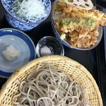 そば･江戸前風天丼 一日一膳中村屋 - ザルとあなごミニ天丼