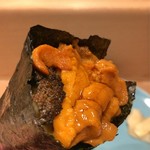 うを徳 - 鮑 + 雲丹（手巻き）