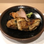 うを徳 - 鮟肝 + 牡蠣 バターソテー