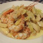 レストラン ピック - 赤海老のフィットチーネ