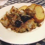 レストラン ピック - やりイカのソテー ガーリックトマト風味