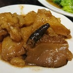 富覇王猪脚 - 白ゴーヤの炒め物